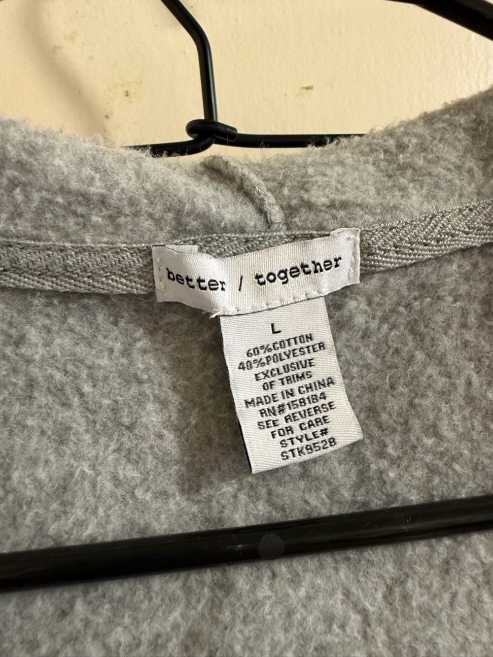 Comfy Gray Women's Zip Hoodie & Jogger Set - Picture 2 of 12